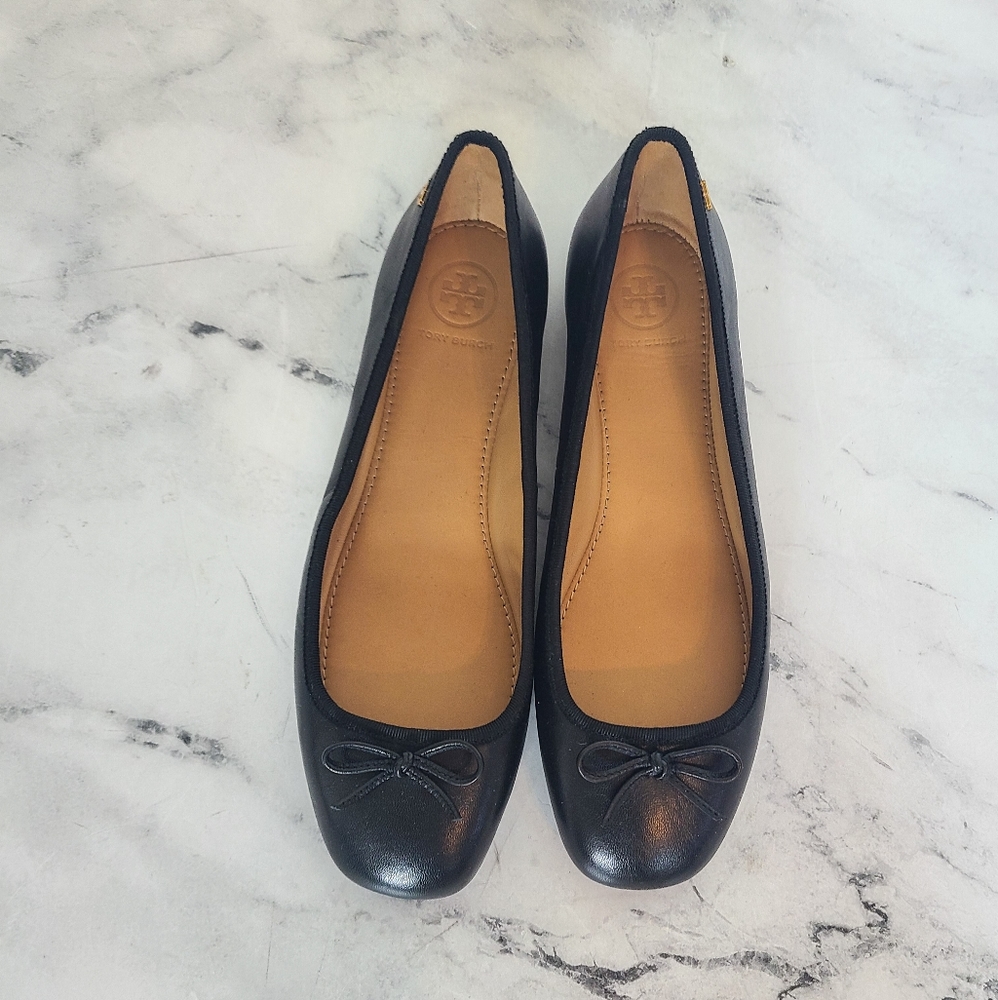 Tory Burch Black Ballet Flats 6.5